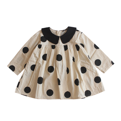 ピーターパン襟x長袖ワンピース　wrw24ss306