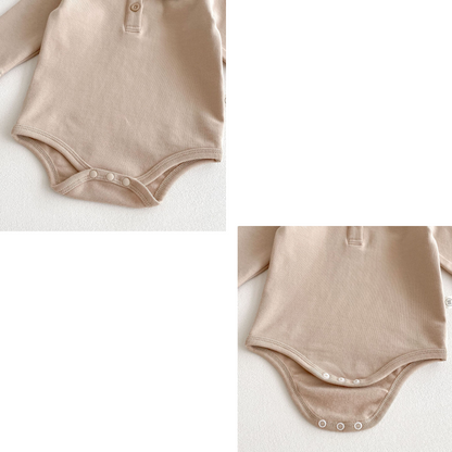 大きめ襟長袖ロンパース wrw25aw090