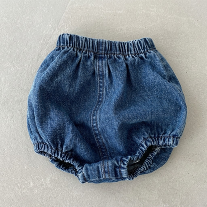デニムのかぼちゃパンツ      wrw4112096