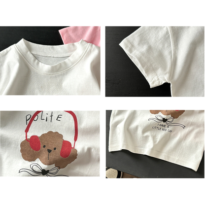 ポップイラストクルーネックＴシャツ     wrw1062486