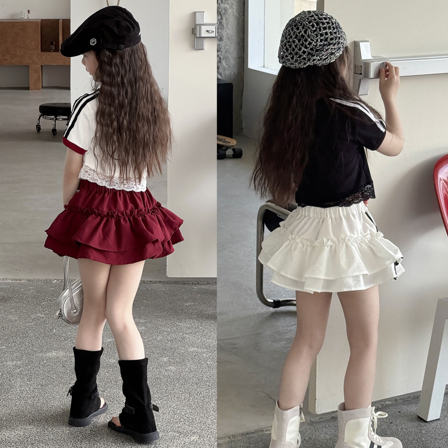 スポーティーガーリー 裾レースロゴＴシャツ	wrw1062506