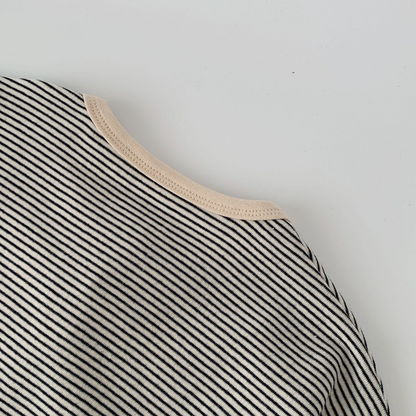 【メール便OK】ボーダーヘンリーネックロンT   wrw25aw132