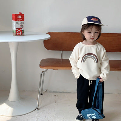 【メール便OK】レインボーワッフルトップス  wrw24aw074