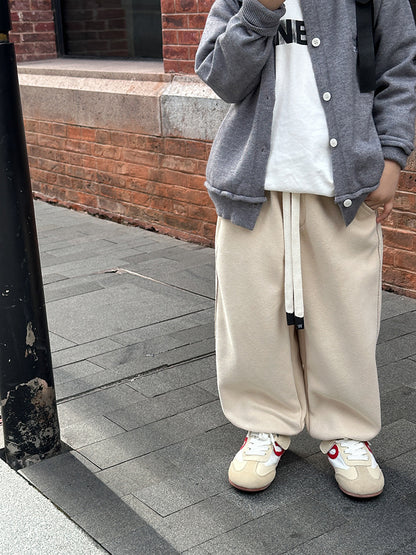 ドローストリングワイドスウェットパンツ　wrw24aw657