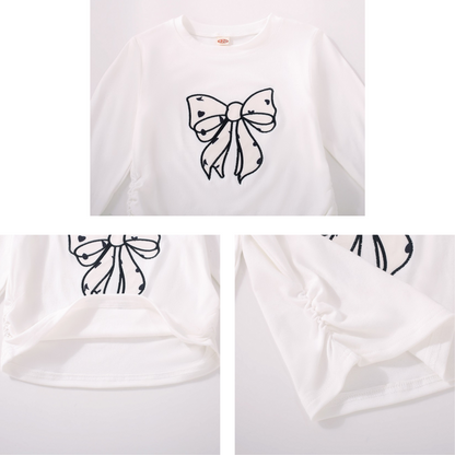 AラインリボンロンT   wrw25sp135