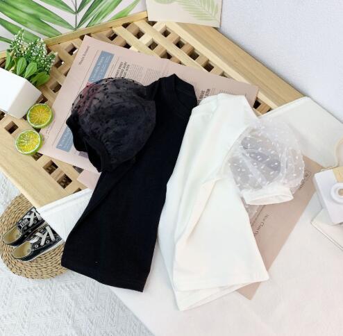 【メール便OK】パフスリーブ シースルー シアー Tシャツ　wrw25ss100