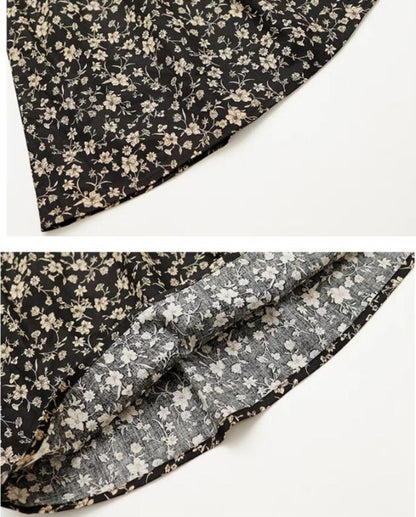 【メール便OK】夏の花柄ドレスワンピース   wrw25ss167