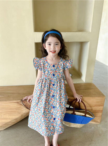 【メール便OK】小花柄ワンピース   wrw25ss205