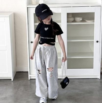 【メール便OK】ハートTシャツ   wrw25ss153